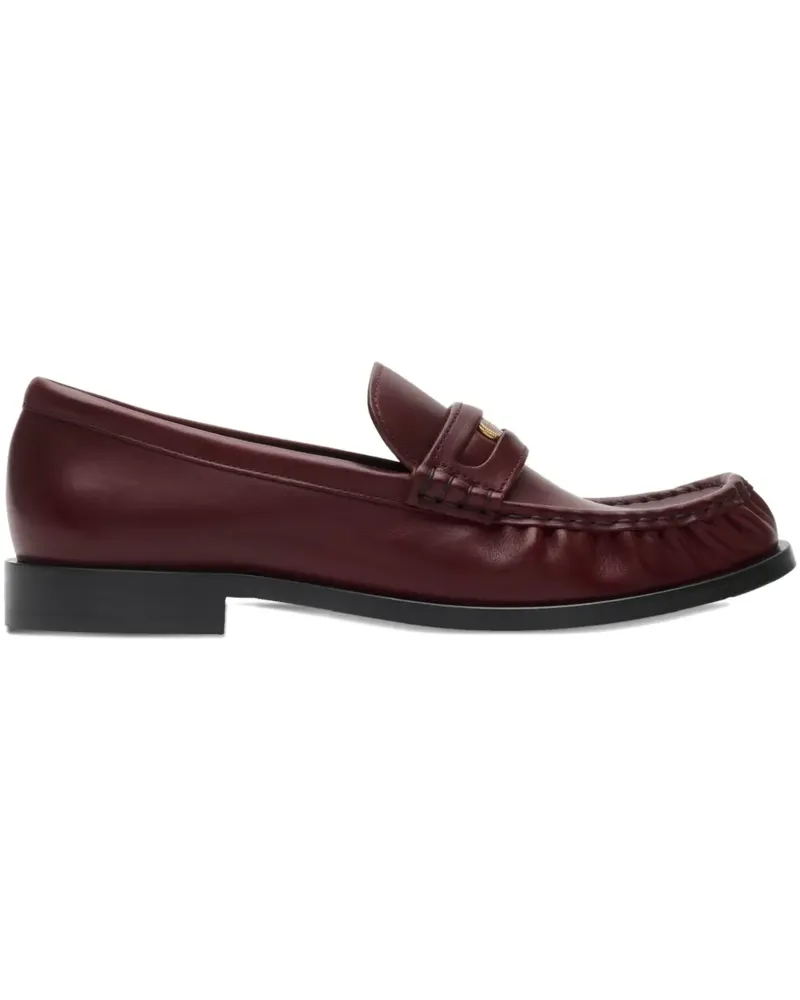 Burberry Loafer aus Leder - Rot Rot