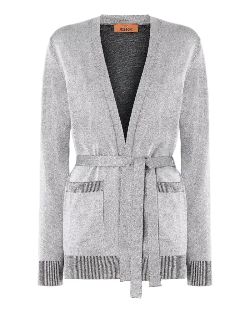 Missoni belted cardigan - Grau Grau
