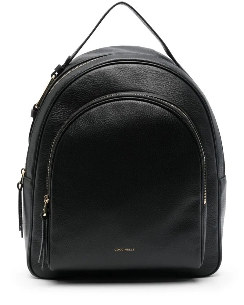 Coccinelle Großer Malory Rucksack - Schwarz Schwarz