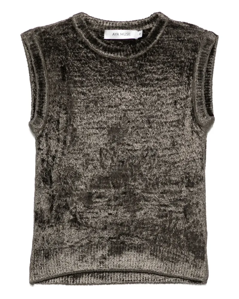 Aya Muse Gestricktes Tanktop - Grün Grün