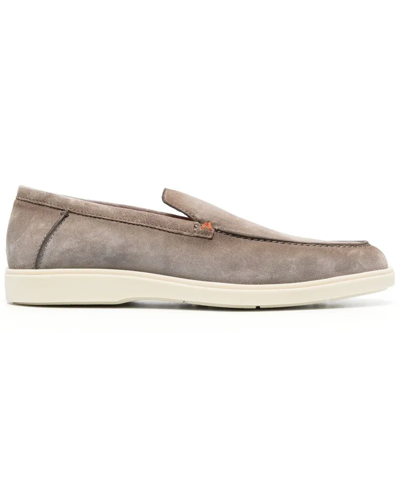 Santoni Botanist Loafer - Nude Nude