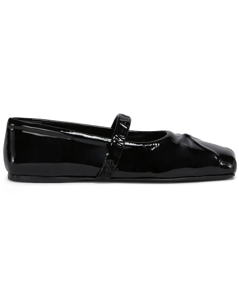Marni Ballerinas aus Lackleder - Schwarz Schwarz