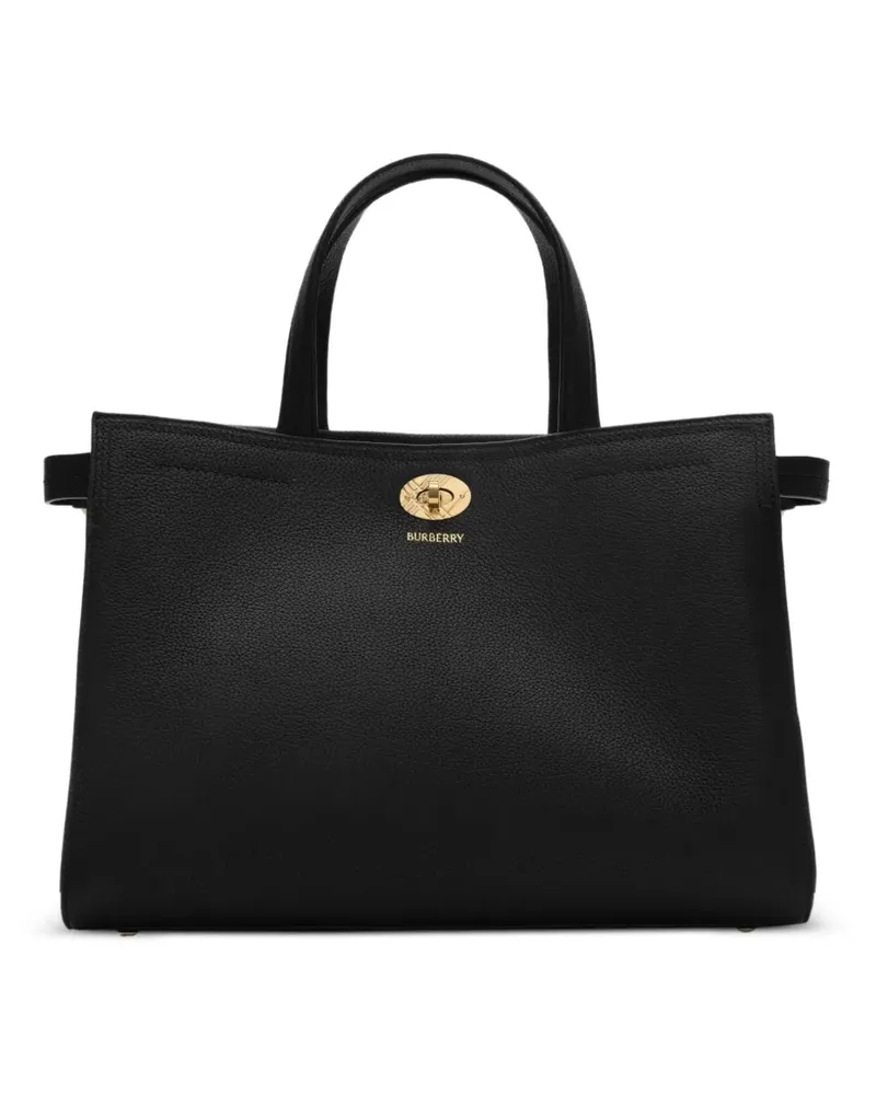 Burberry small Cotswolds Check tote - Schwarz Schwarz