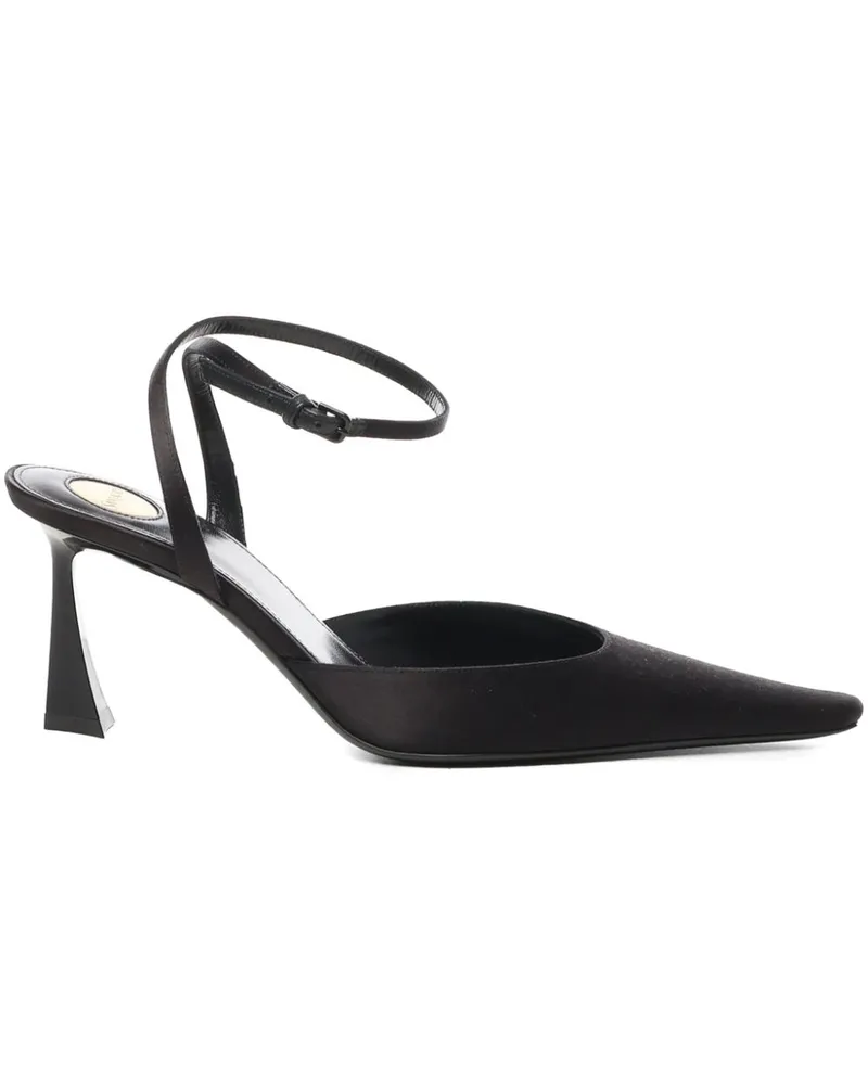 Saint Laurent Aimée Slingback-Pumps 75mm - Schwarz Schwarz