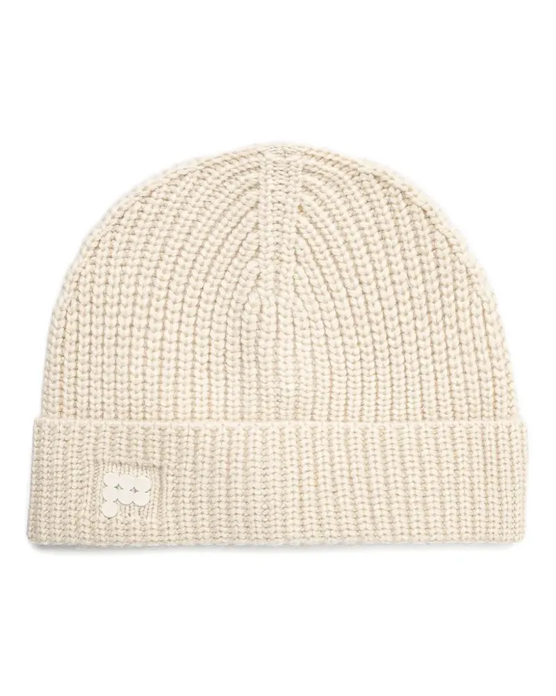 PANGAIA Gerippte Beanie - Nude Nude