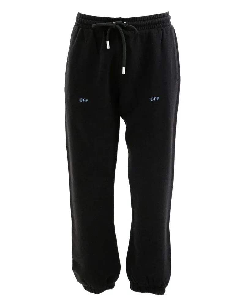 OFF-WHITE Jogginghose mit Arrows-Print - Schwarz Schwarz