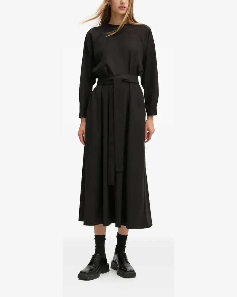 Drykorn Kleid mit Gürtel - Schwarz Schwarz