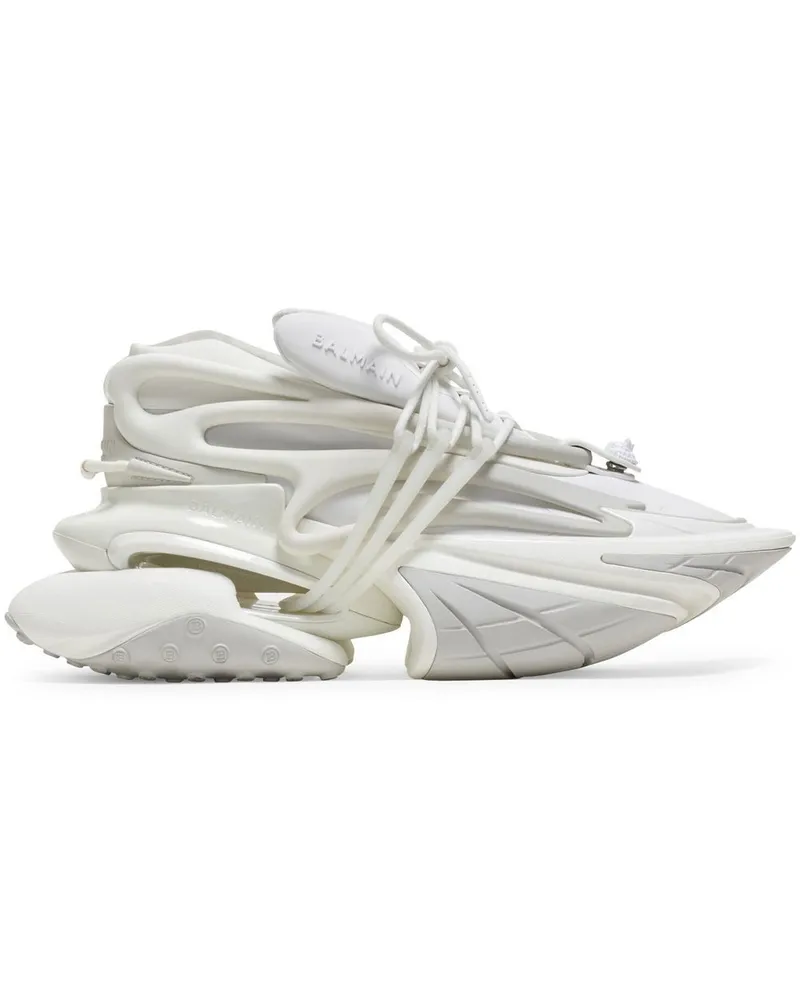 Balmain Sneakers mit dicker Sohle - Weiß Weiß