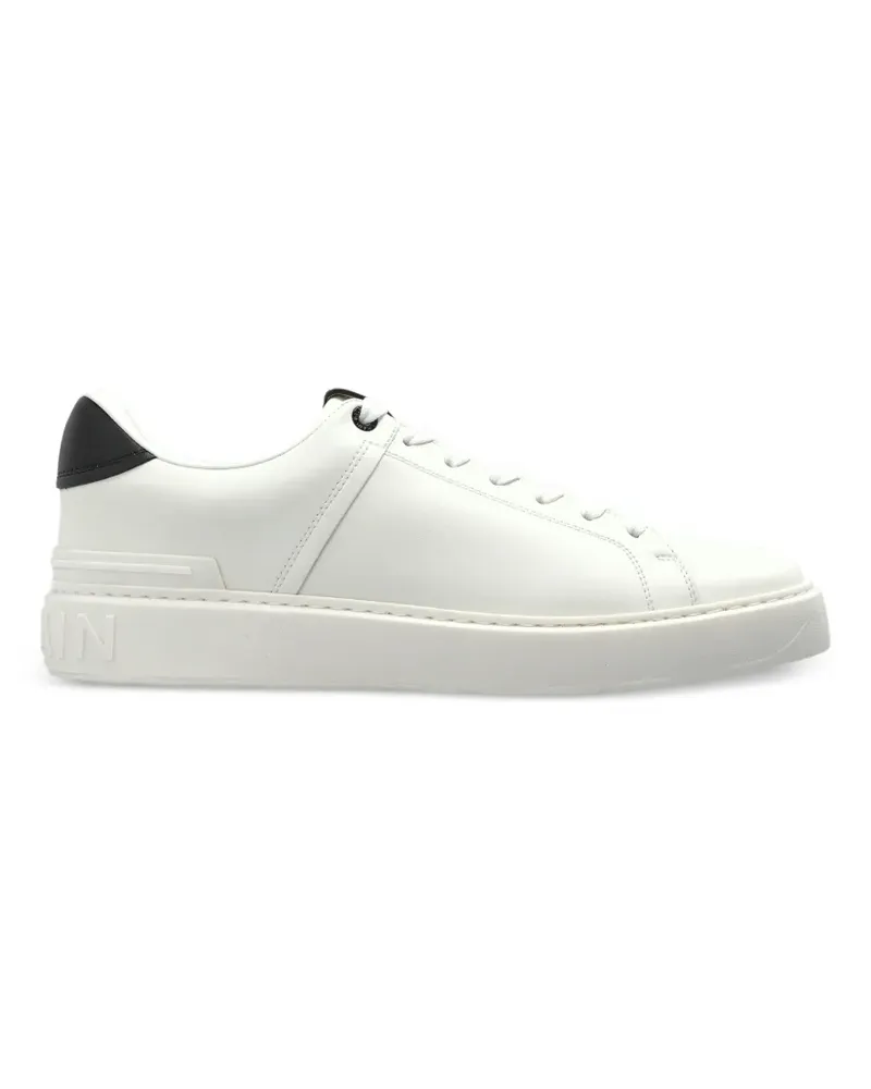 Balmain B-Court leather sneakers - Weiß Weiß
