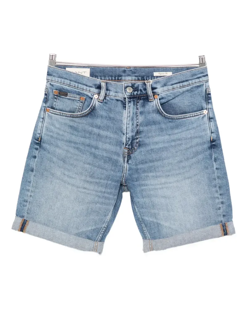Gant rolled-hem denim shorts - Blau Blau