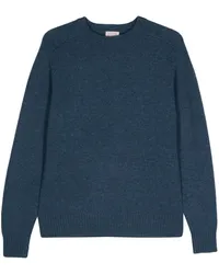 FURSAC Fein gestrickter Pullover Blau