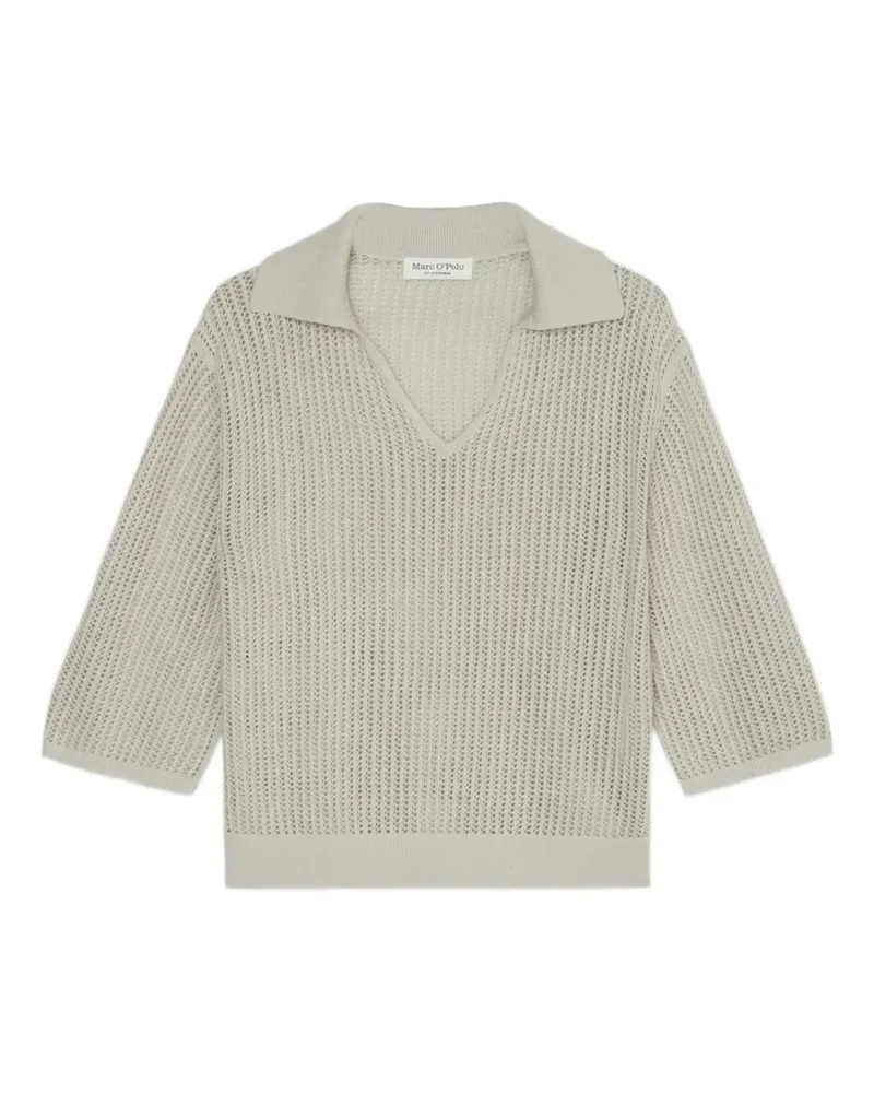 Marc O'Polo Pullover mit V-Ausschnitt - Nude Nude