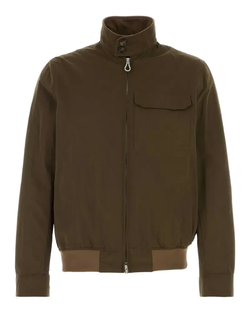 Paltò high collar jacket - Grün Grün