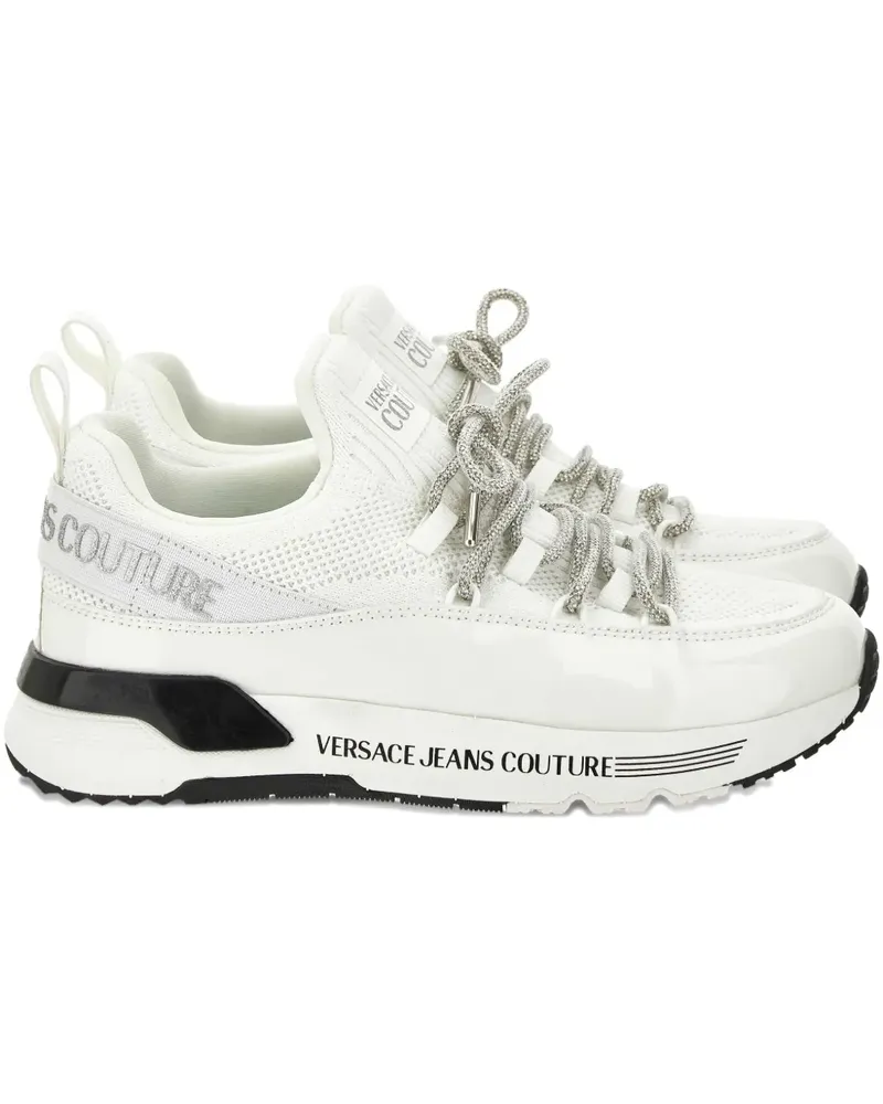 Versace Jeans Sneakers mit Mesh-Einsatz - Weiß Weiß