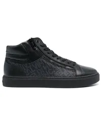 Calvin Klein High-Top-Sneakers mit Logo-Print Schwarz