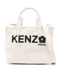 Kenzo Kleine  Utility Tote Bag Weiß