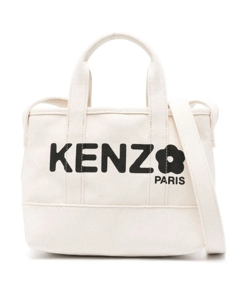 Kenzo Kleine  Utility Tote Bag Weiß