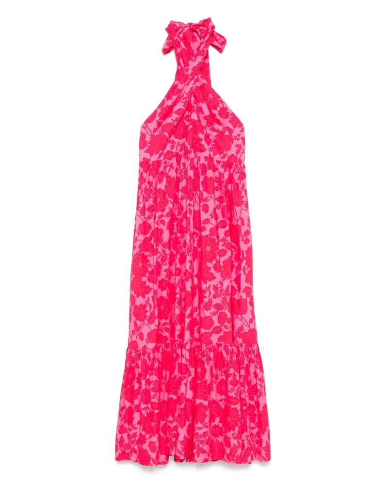 Heidi Klein Fairhaven Midikleid - Rosa Rosa