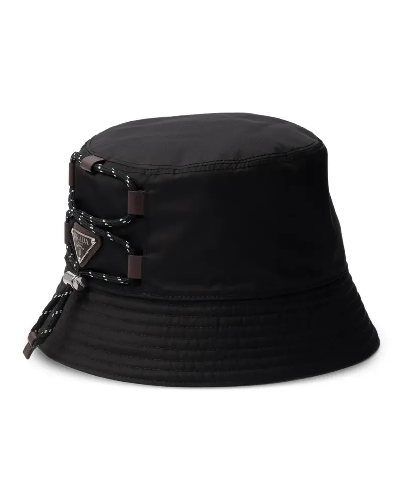 Prada Speedrock Fischerhut aus Re-Nylon - Schwarz Schwarz