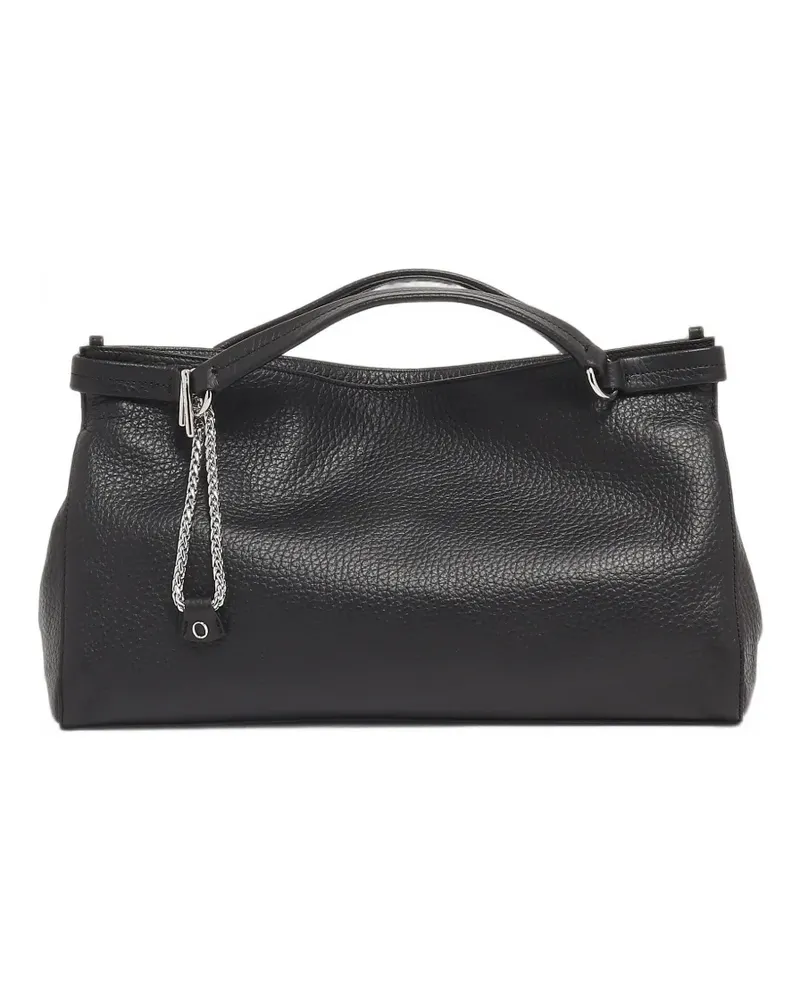 Orciani Midi Virgo Tote Bag - Schwarz Schwarz