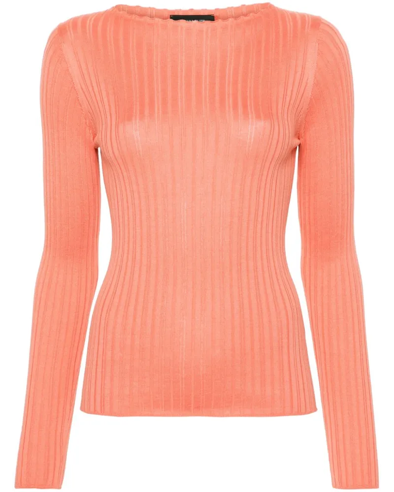 Fabiana Filippi Pullover mit U-Boot-Ausschnitt - Orange Orange
