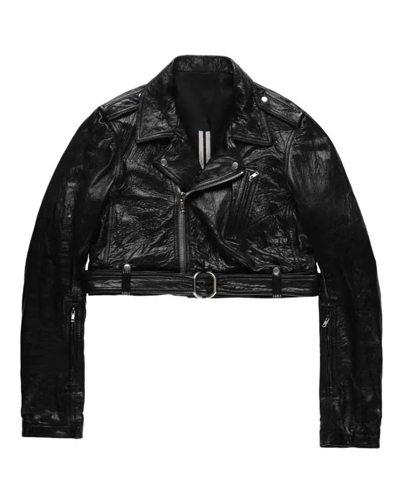 Rick Owens Luke Stooges cropped jacket - Schwarz Schwarz