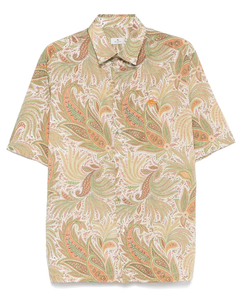 Etro Hemd mit Paisleymuster - Grün Grün