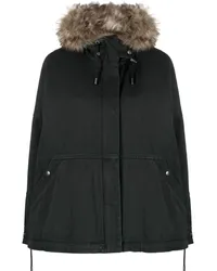 Yves Salomon Parka mit Kapuze Blau