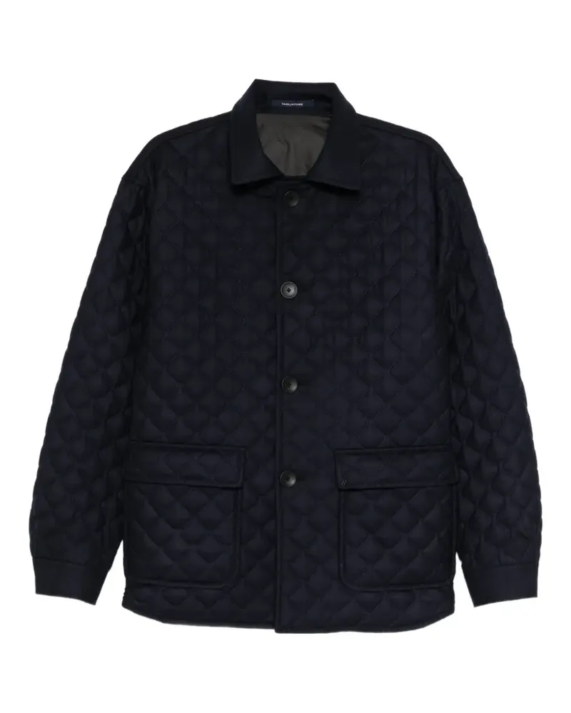 Tagliatore Wattierte Langarmjacke - Blau Blau