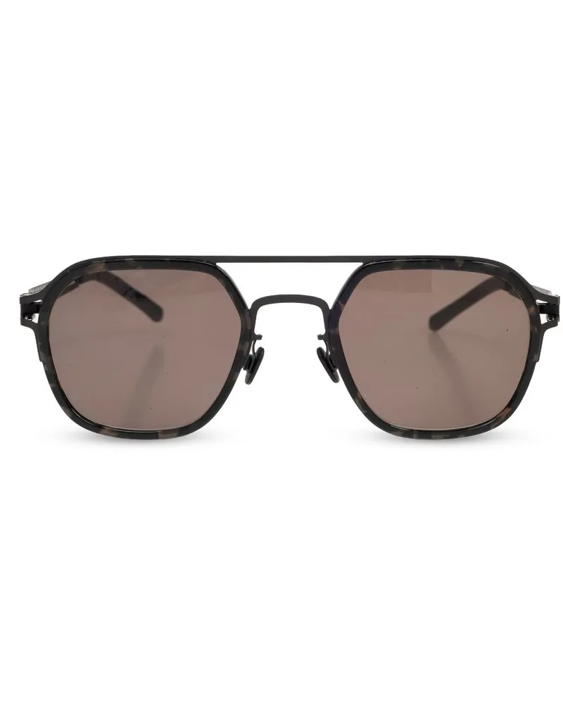 Mykita Leeland Pilotenbrille Schwarz