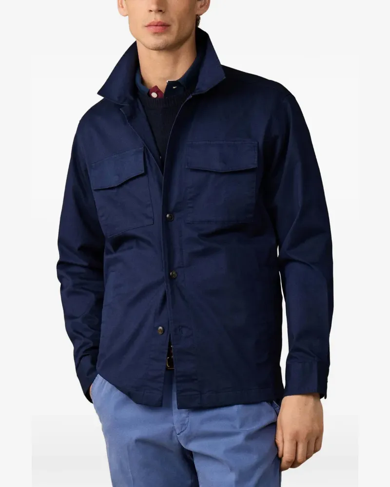 Hackett Heritage Hemdjacke - Blau Blau