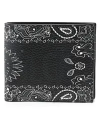 Philipp Plein Portemonnaie mit Paisley-Print Schwarz