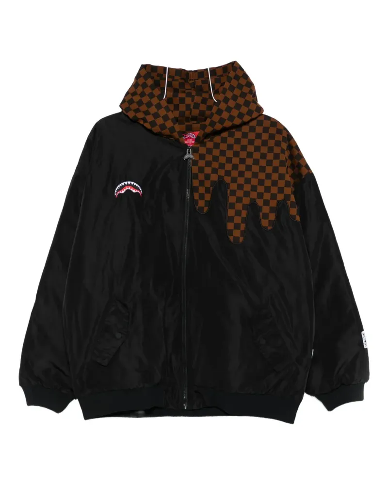 Sprayground zip-up bomber jacket - Schwarz Schwarz