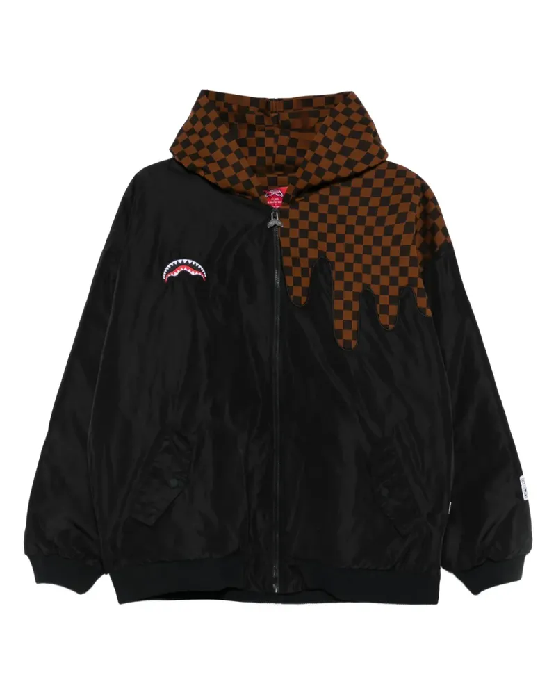 Sprayground zip-up bomber jacket - Schwarz Schwarz