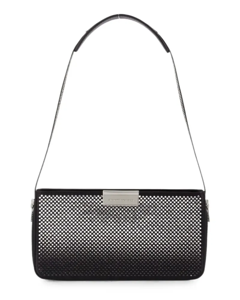 Alexander Wang Schultertasche mit Kristallen - Schwarz Schwarz