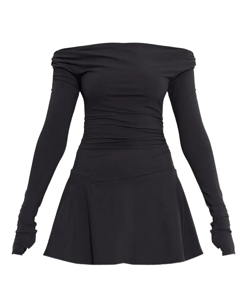 bond-eye Geraffte Nixi Beachwear - Schwarz Schwarz