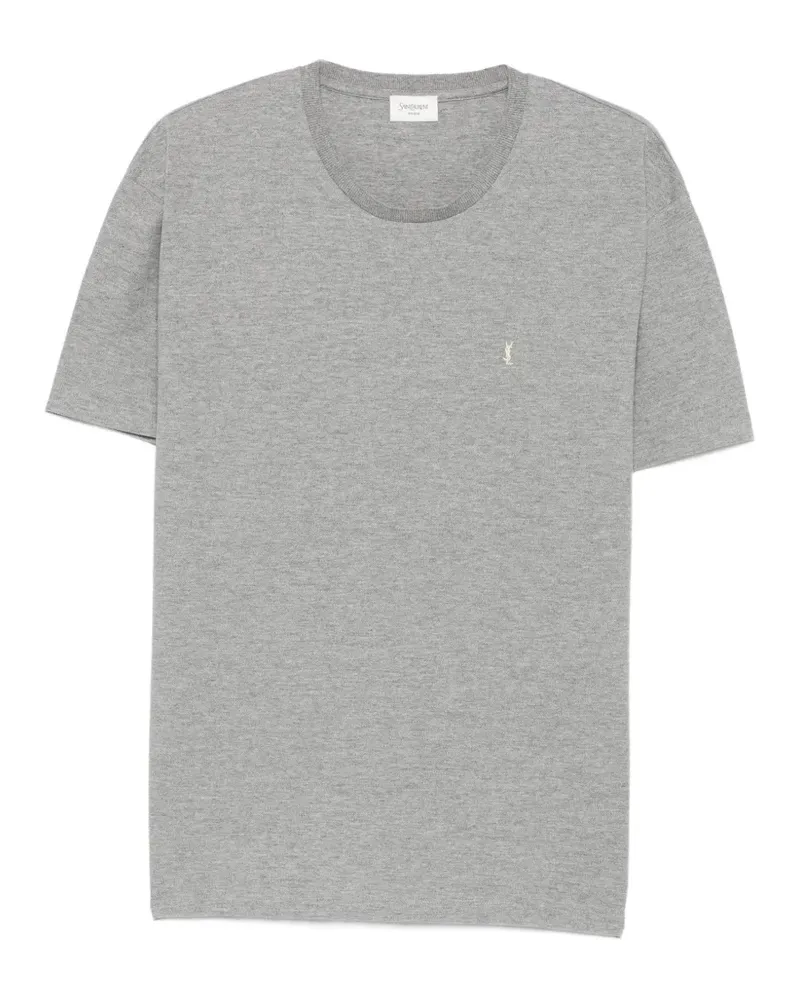 Saint Laurent Kurzärmeliges T-Shirt - Grau Grau