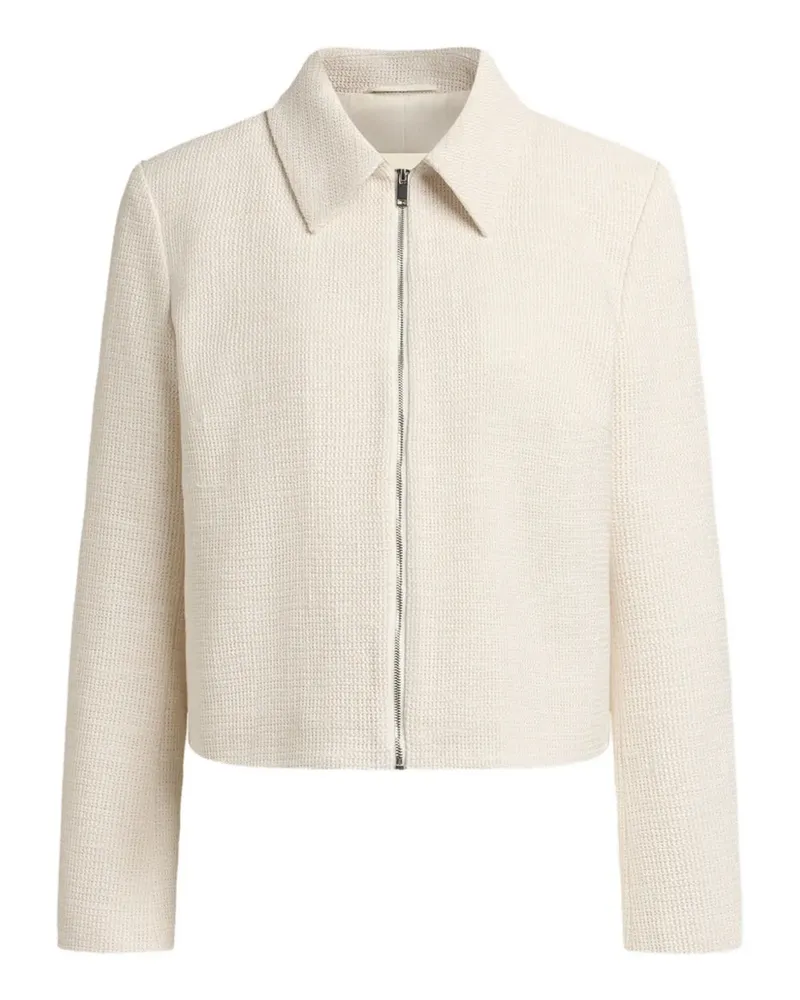 12 STOREEZ Texturierte Jacke - Nude Nude