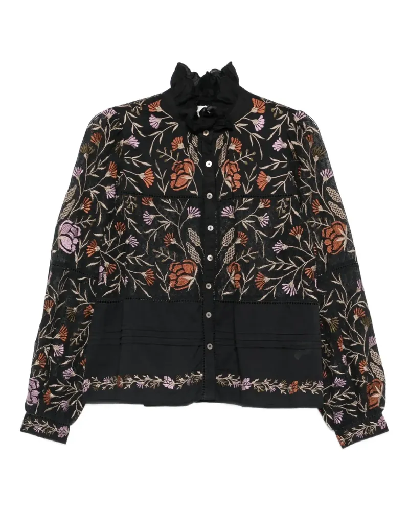 Antik Batik Arima blouse - Schwarz Schwarz