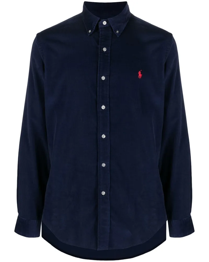Ralph Lauren Hemd mit Polo Pony - Blau Blau