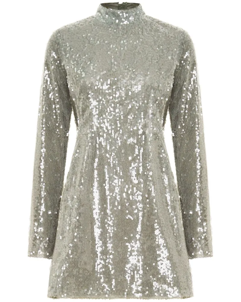 NICHOLAS Daphne Minikleid - Silber Silber