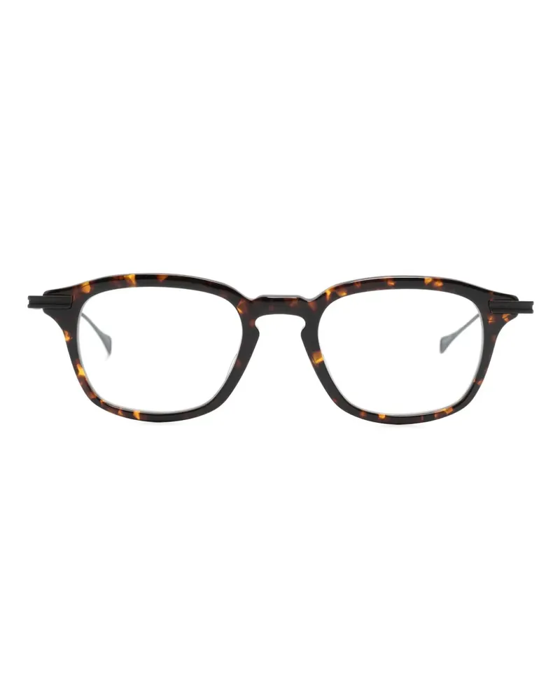 DITA Brille mit eckigem Gestell - Schwarz Schwarz