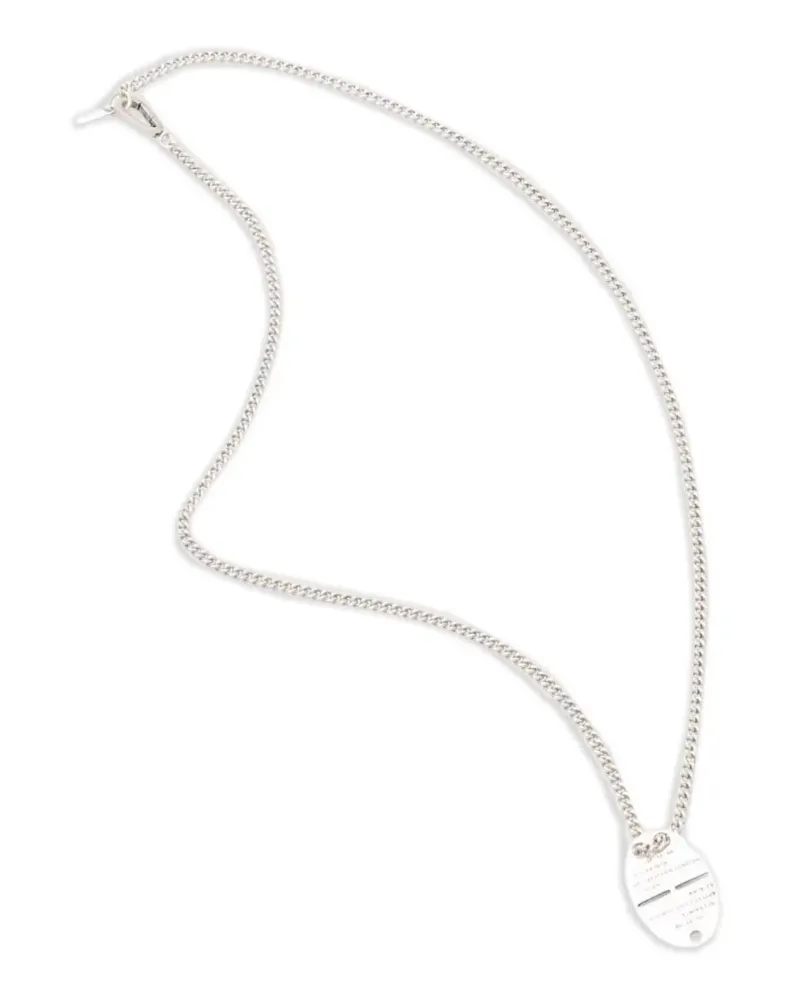 AllSaints Klassische Halskette - Silber Silber