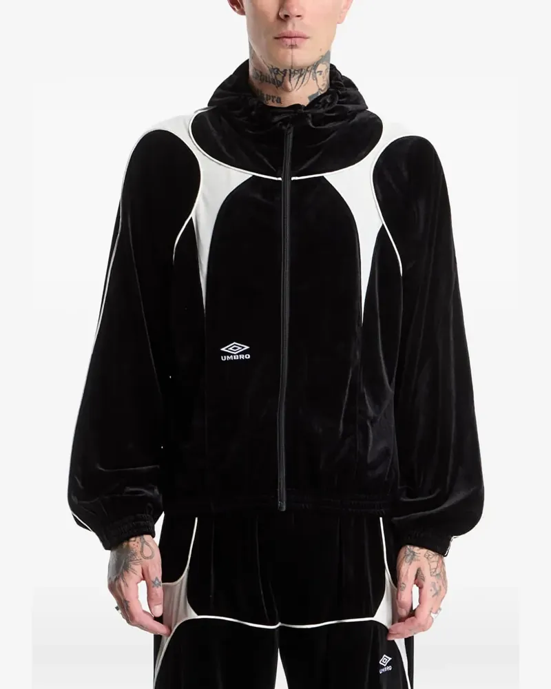 Umbro Jester Jacke aus Samt - Schwarz Schwarz