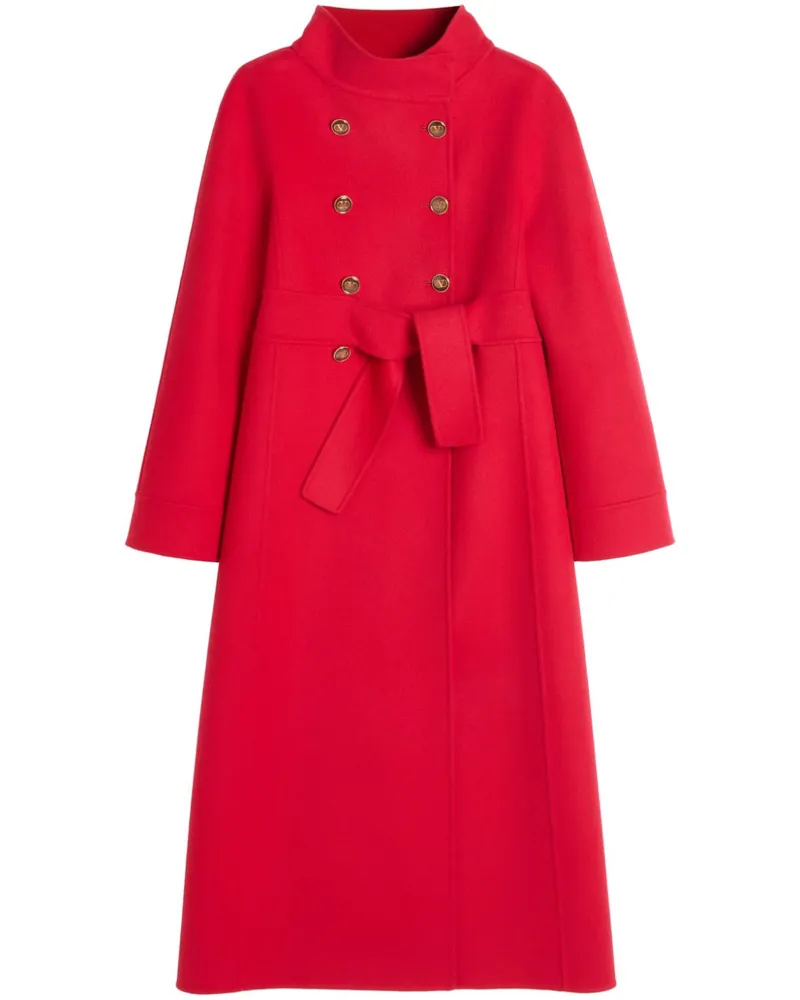 Valentino Garavani Drapierter Mantel - Rot Rot