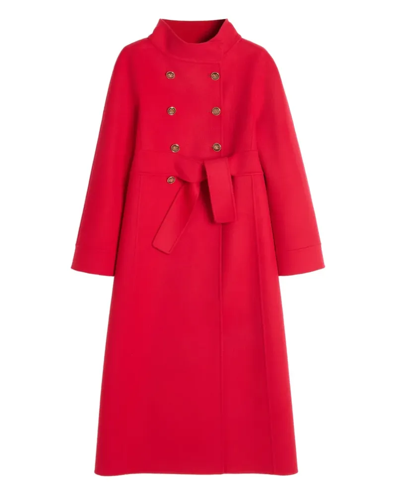 Valentino Garavani Drapierter Mantel - Rot Rot