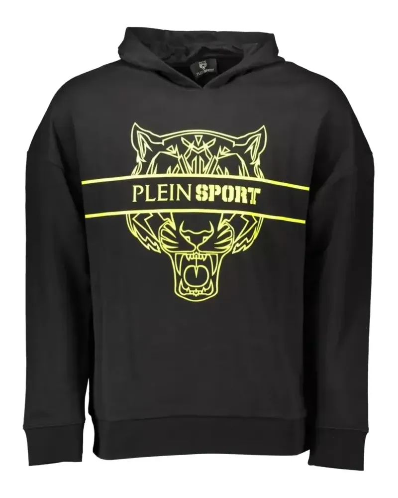 Philipp Plein tiger-print hoodie - Schwarz Schwarz