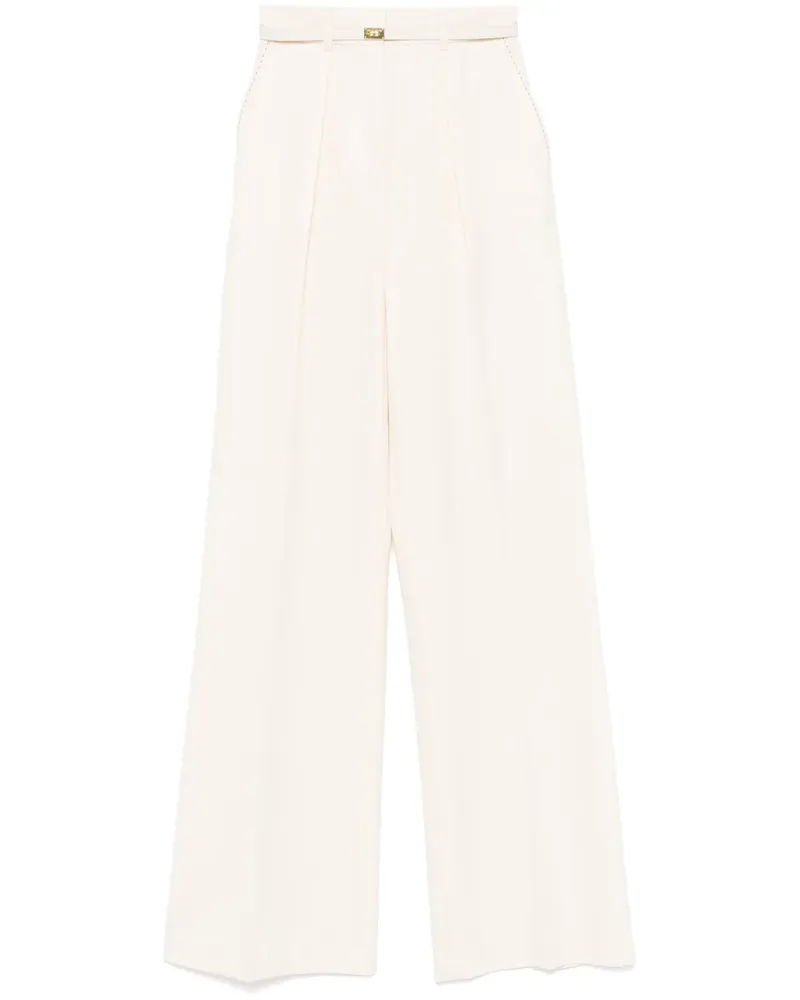 Elisabetta Franchi Hose aus Wolle - Nude Nude