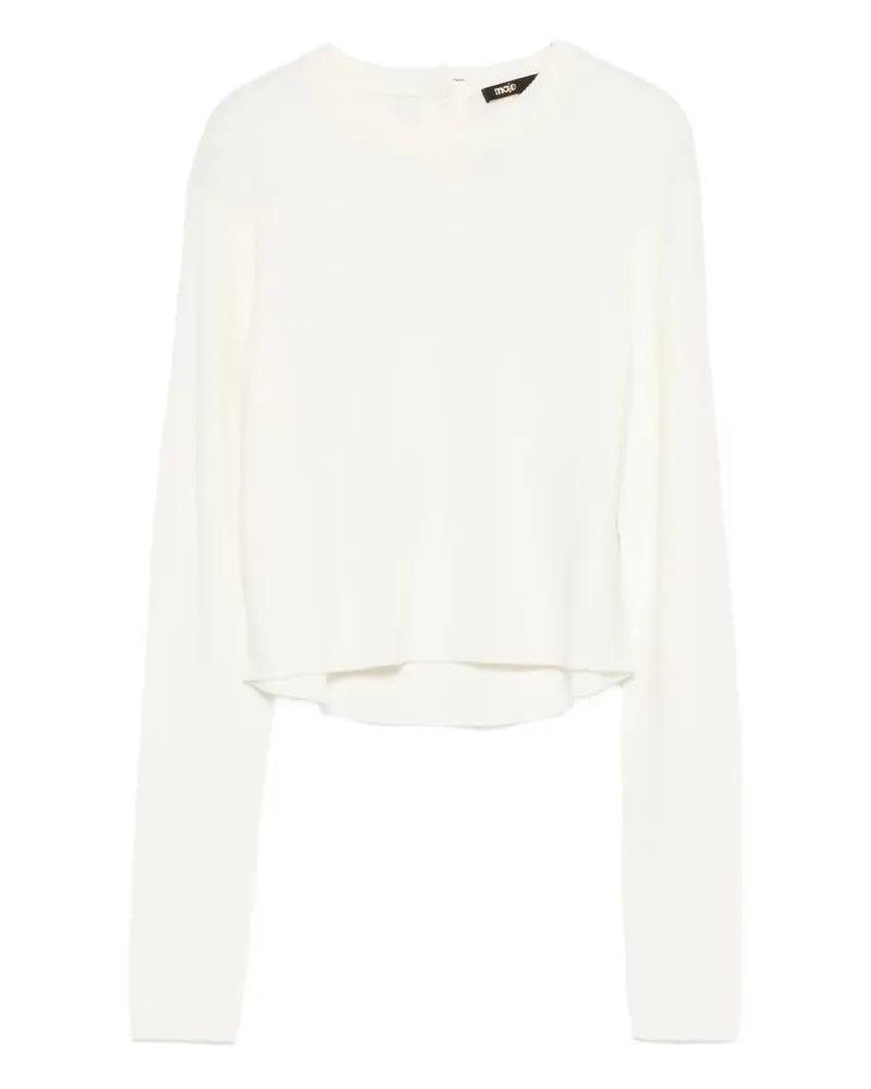 Maje Pullover mit Schleife - Nude Nude