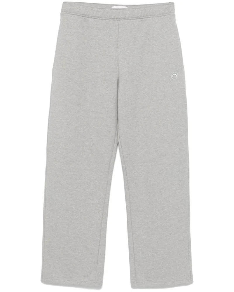 Marine Serre Jogginghose mit Moon-Stickerei - Grau Grau